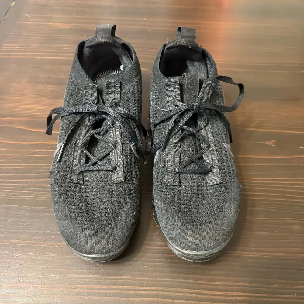 Nike Air VaporMax 2021 Flyknit Black‎ Anthracite Running Shoes